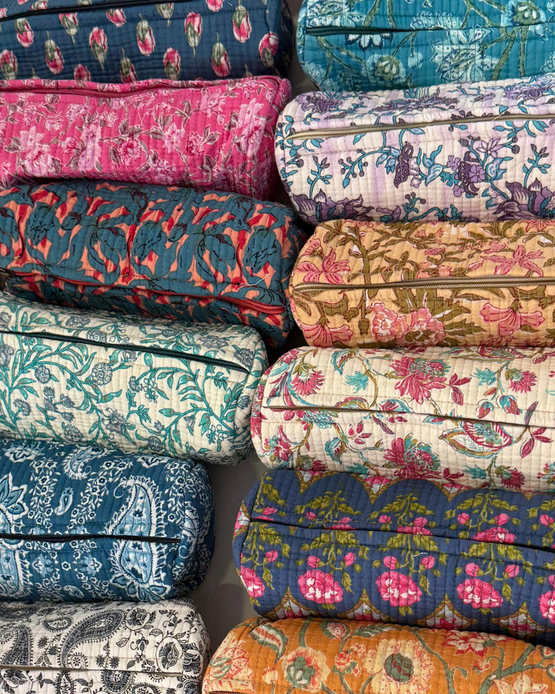 Estuche grande neceser estampado