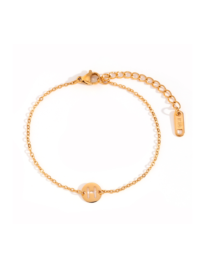 Pulsera inicial acero