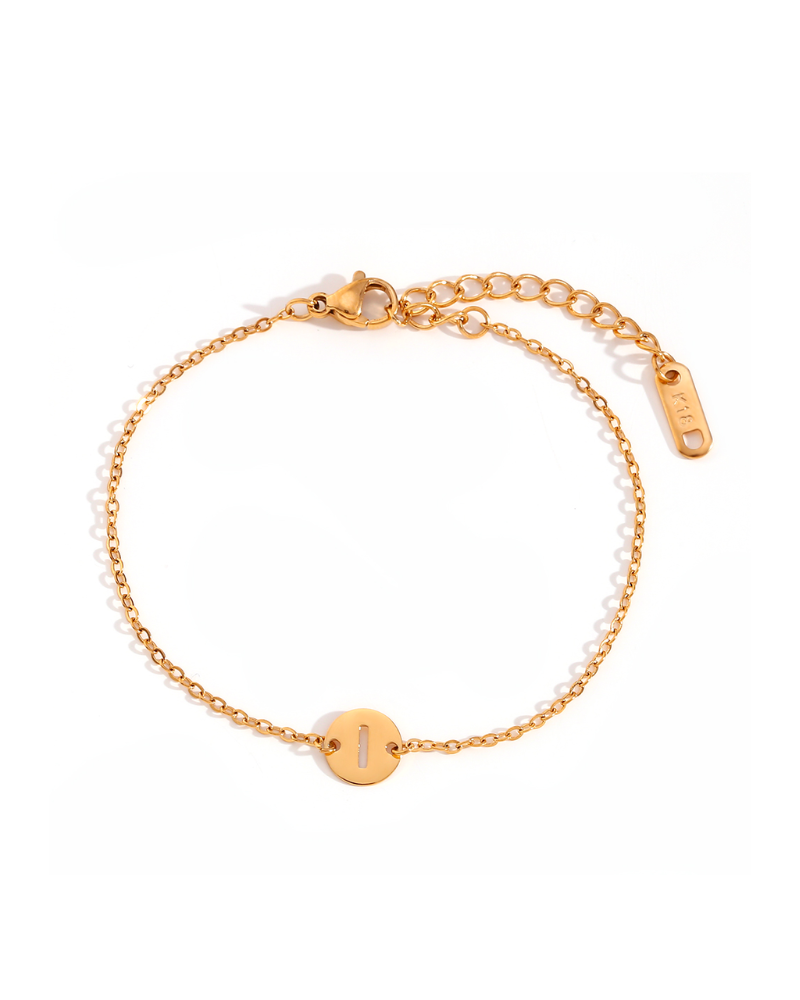 Pulsera inicial acero