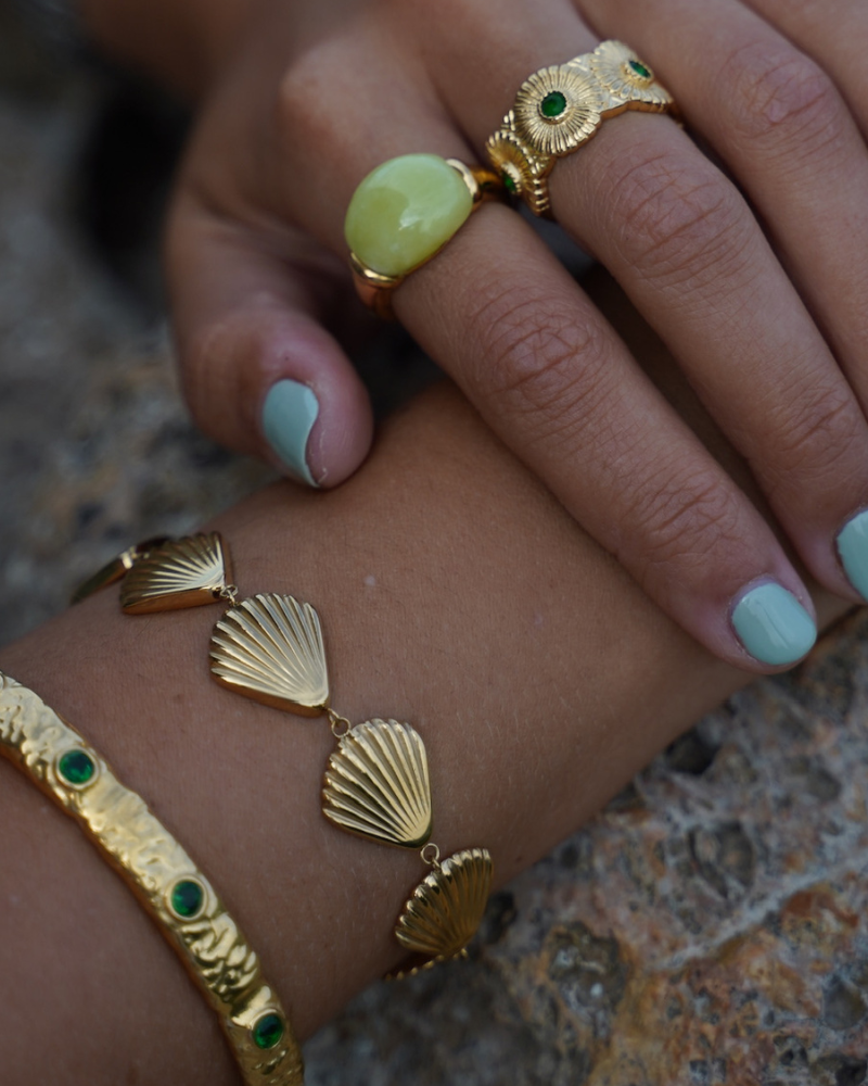 Pulsera conchitas Silver