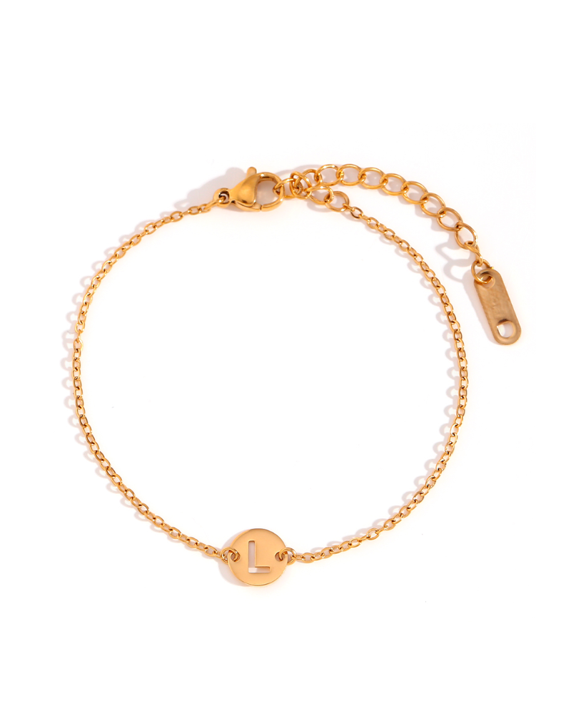 Pulsera inicial acero