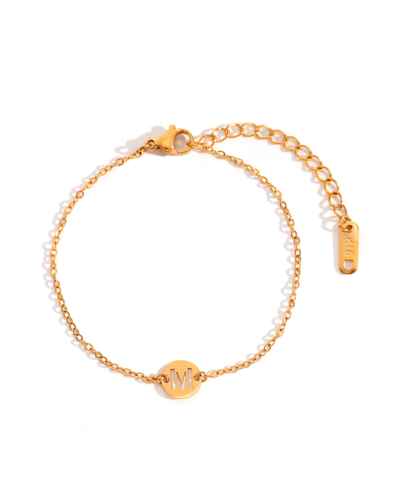 Pulsera inicial acero