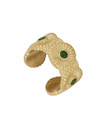 Anillo Green Flower