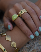 Anillo Green Flower