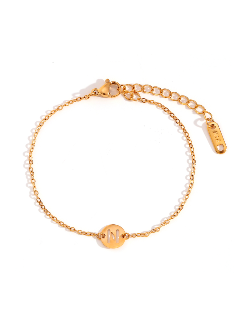 Pulsera inicial acero