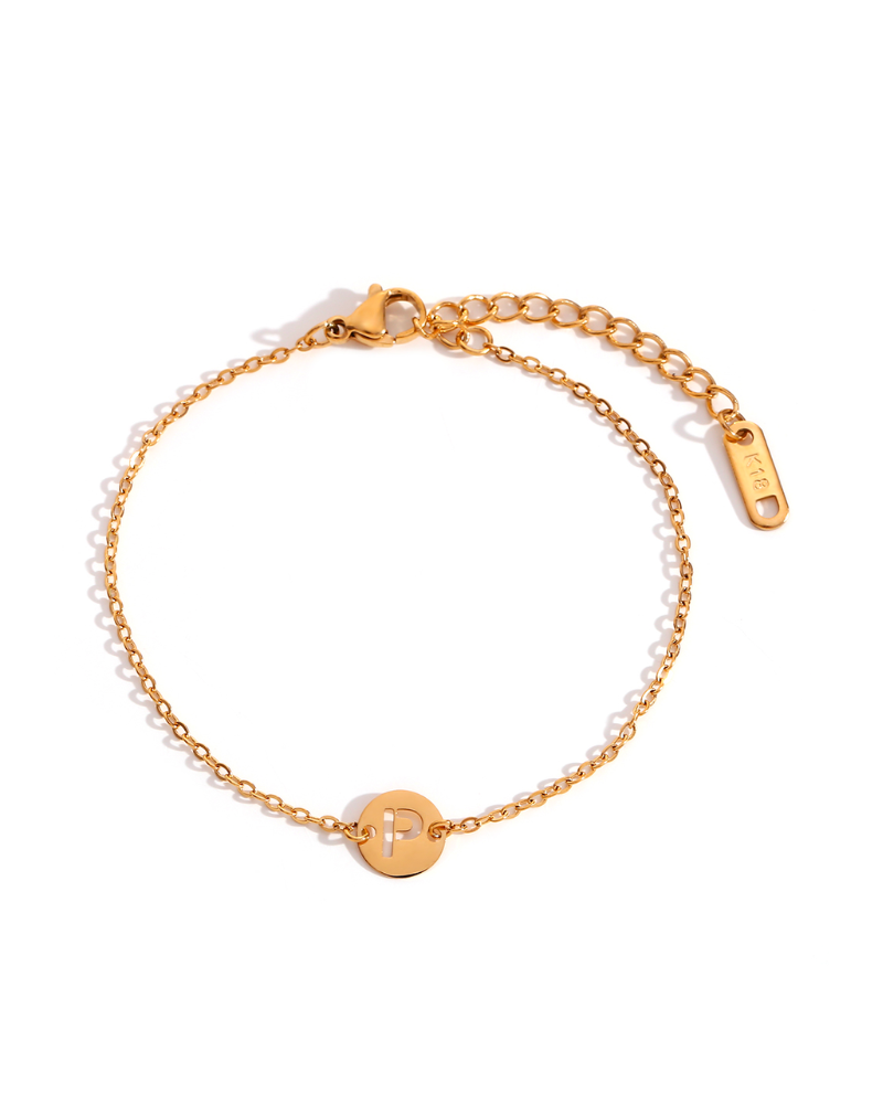 Pulsera inicial acero