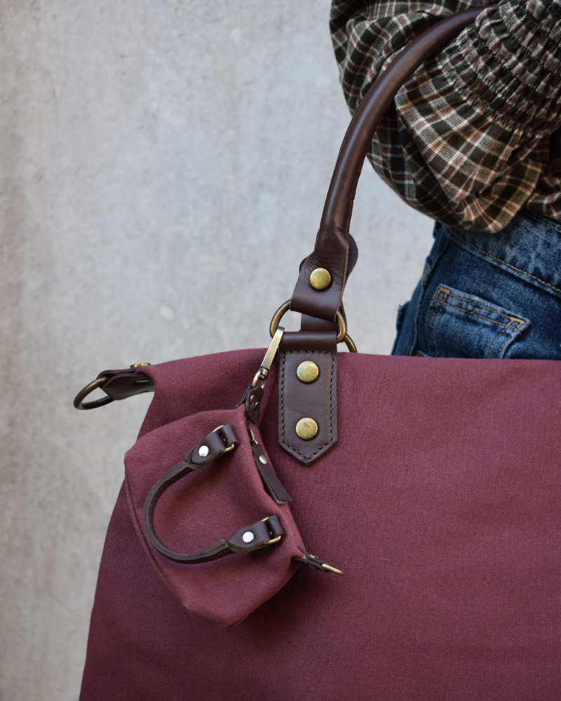 Charm bolso Federica Granate