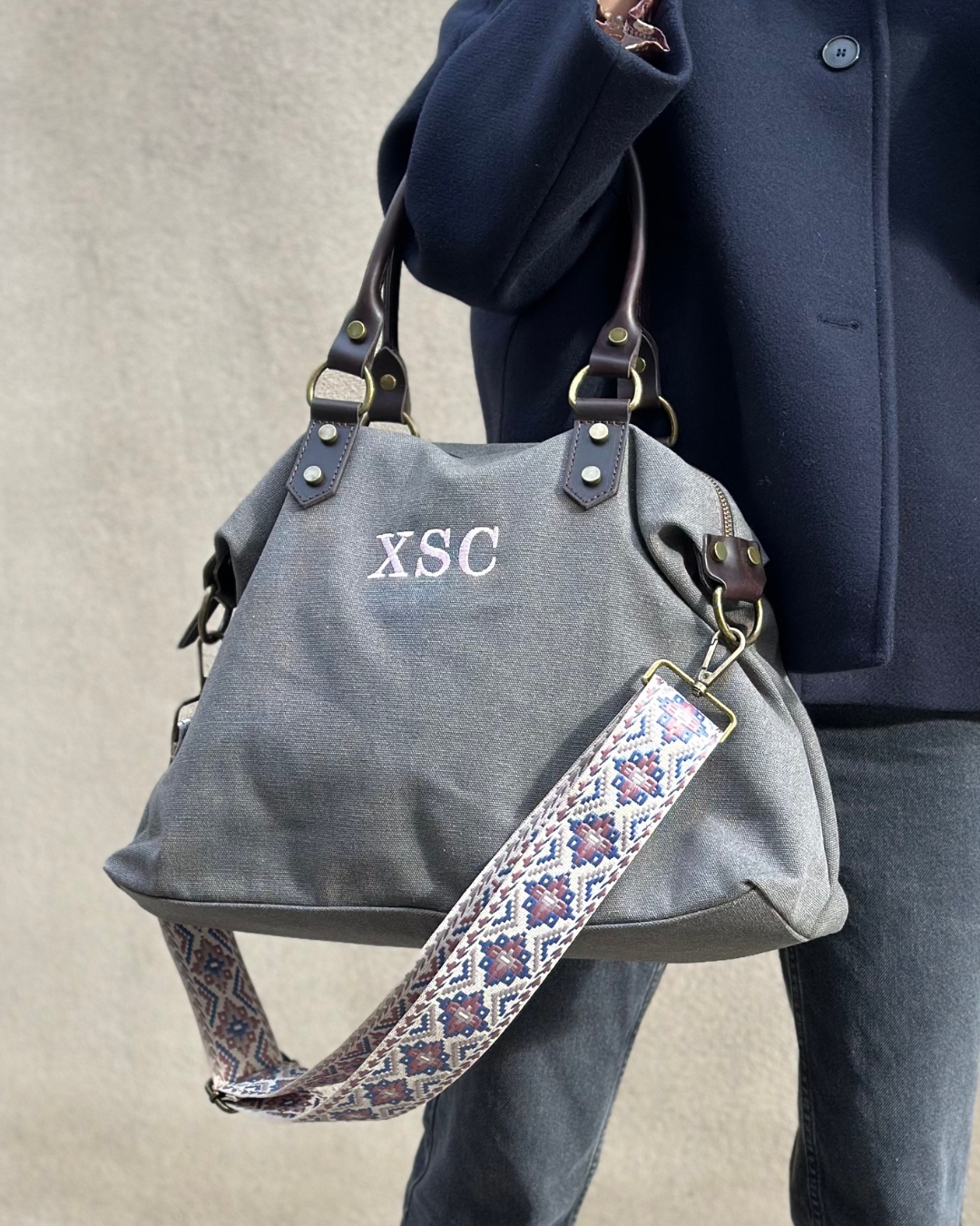 Bolso Federica Gris