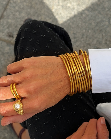 Gold Leaf Bracelets