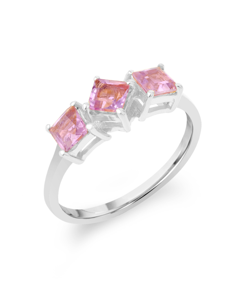 Anillo Halley Amatista Silver