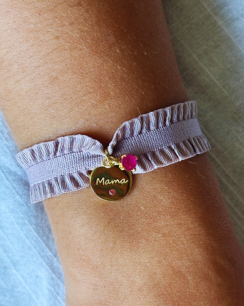 Pulsera rizo Mamá Pink