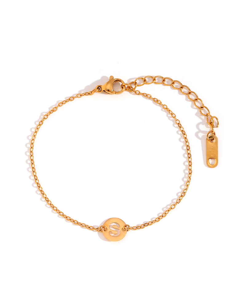 Pulsera inicial acero