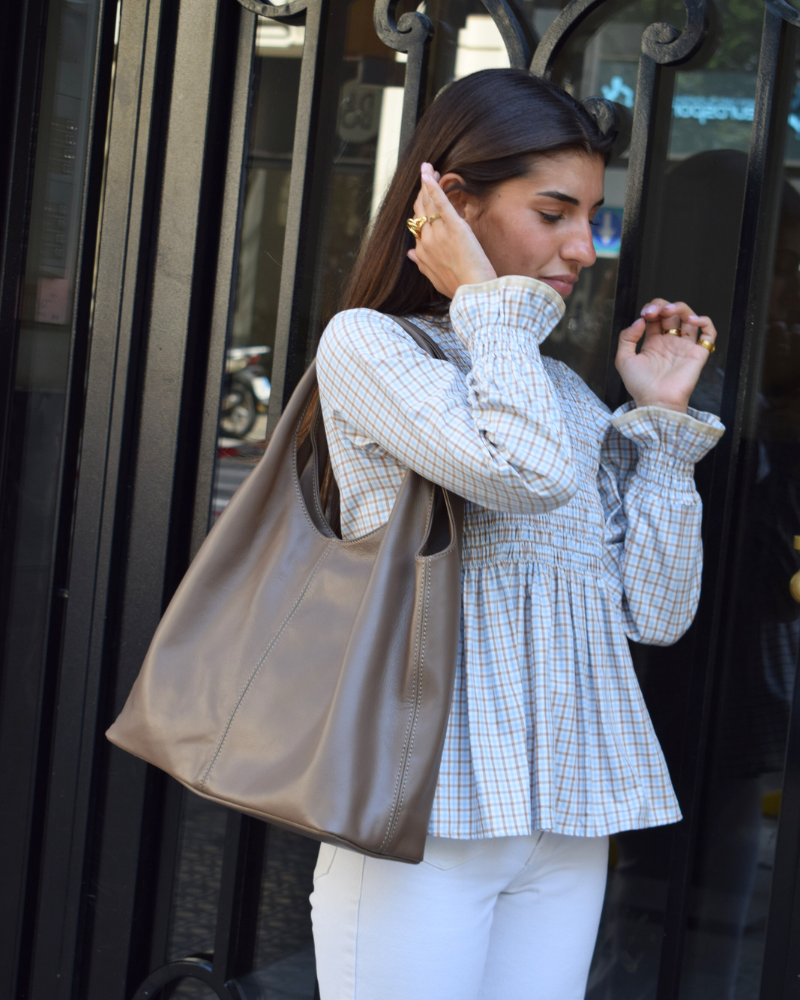 Bolso Nora taupe
