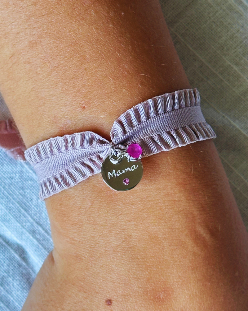 Pulsera rizo Mamá Pink