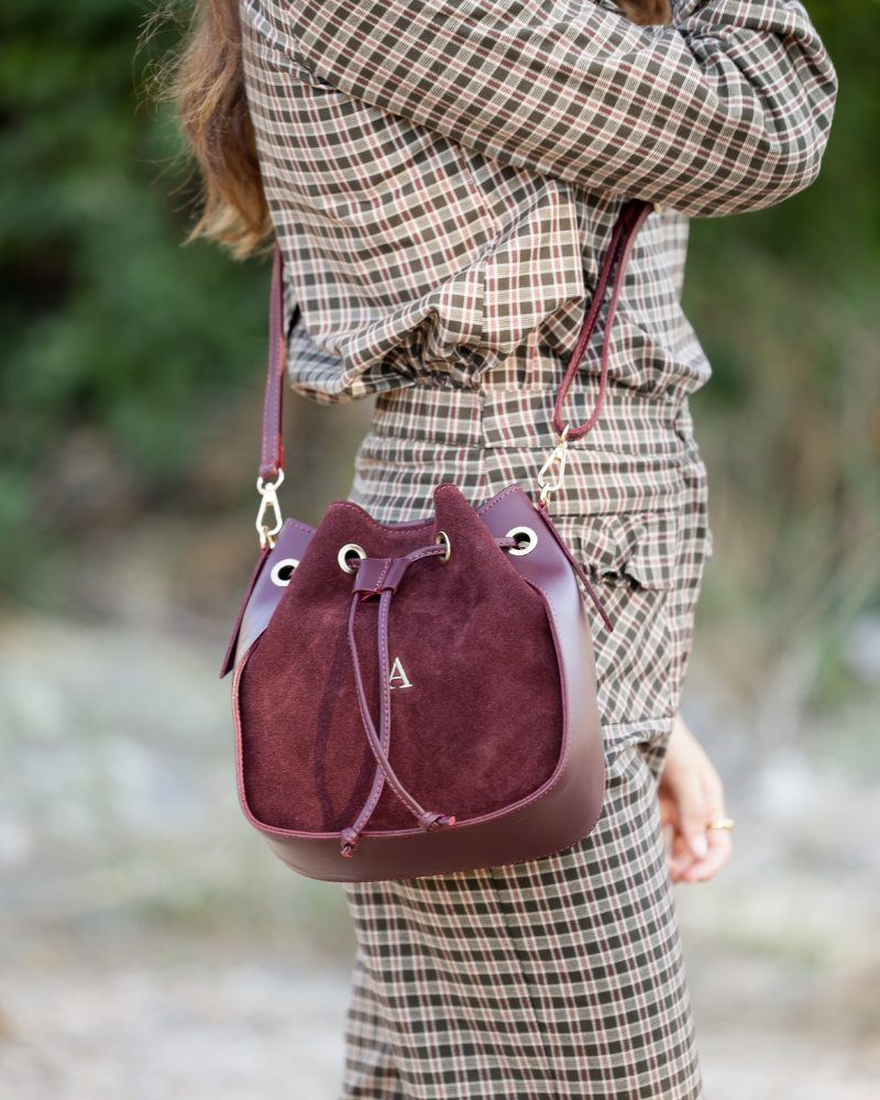 Bolso mini Sonsoles granate