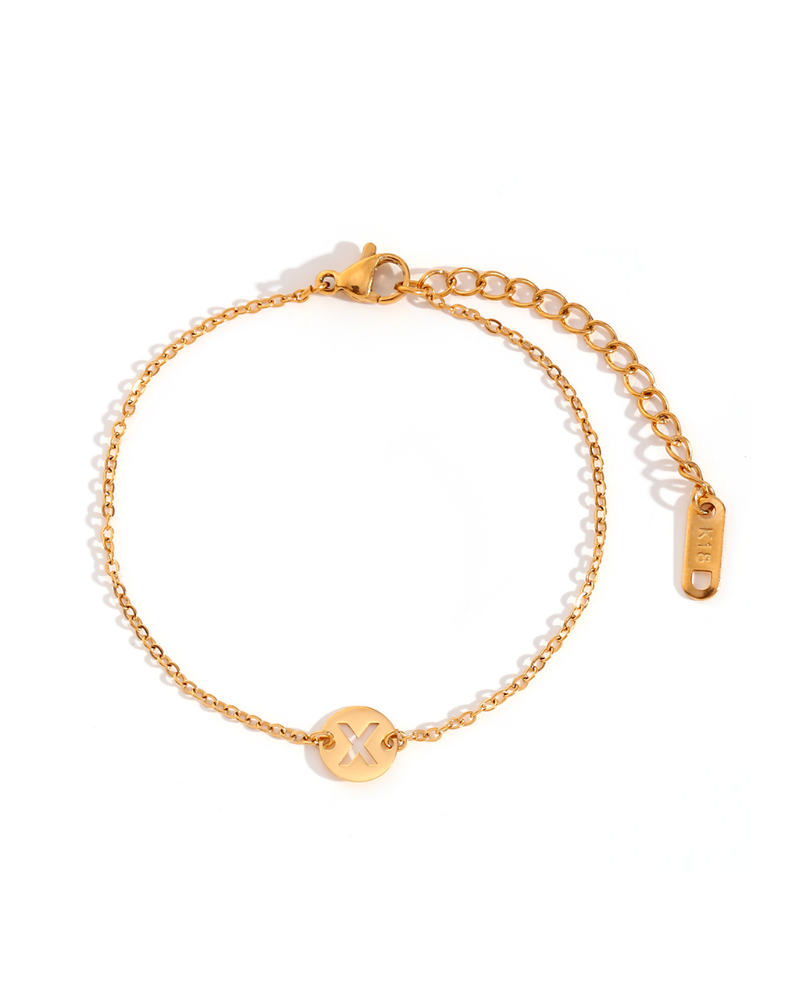 Pulsera inicial acero