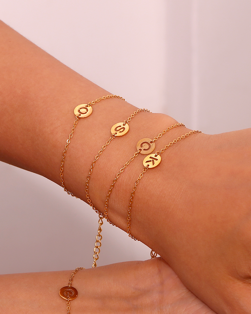 Pulsera inicial acero