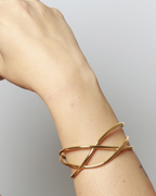 Pulsera ondas acero