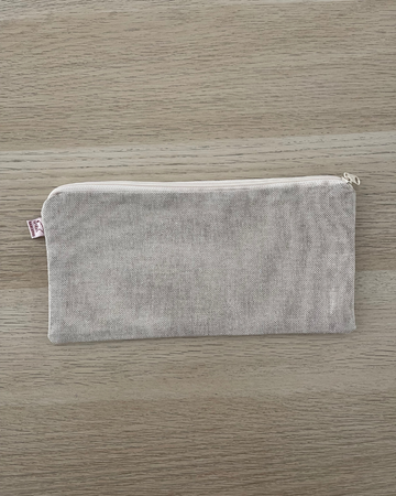 Estuche Lona Beige