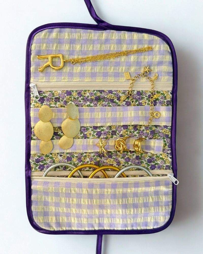 Joyero Personalizado Vichy lila
