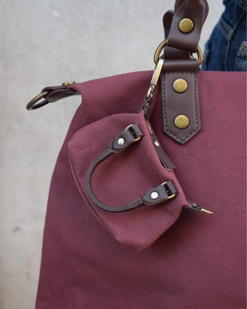Charm bolso Federica Granate