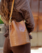 Bolso mini Aurora caramelo