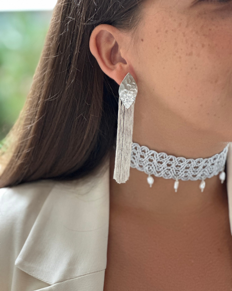 Pendientes Regina Silver