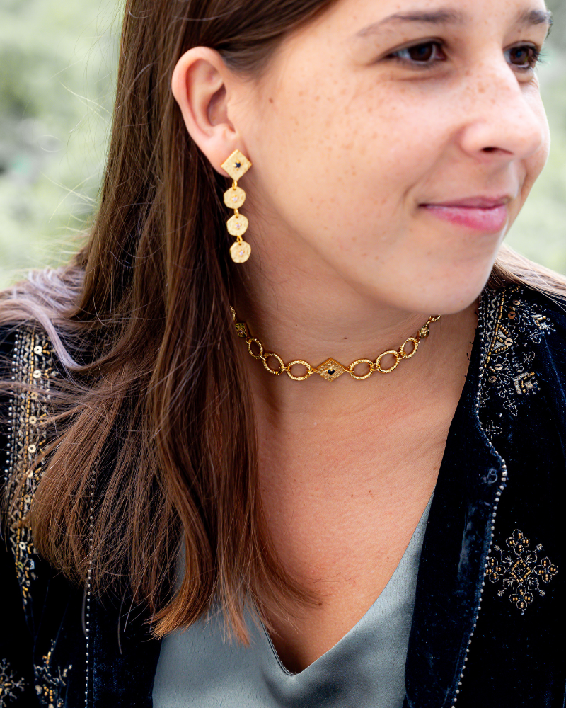 Chocker Blue Valentina