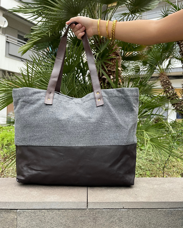 Dark Gray Shopping Bag