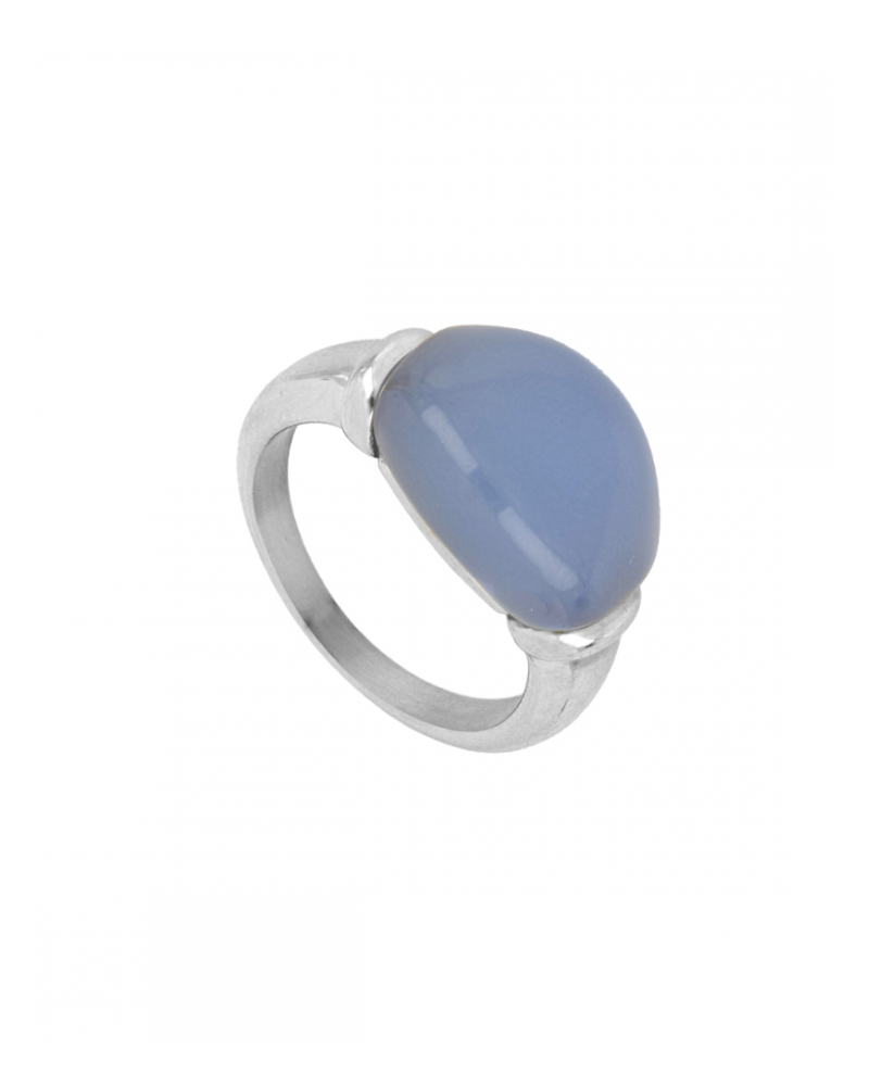 Big Blue Calcedonia Ring