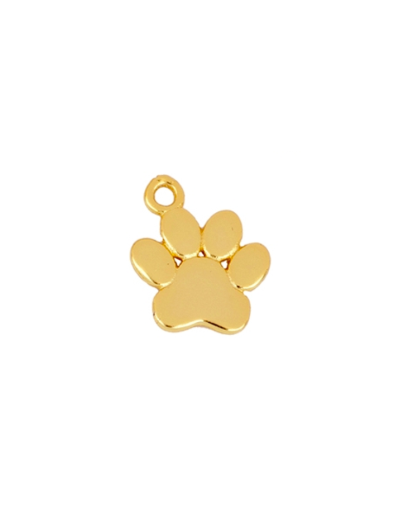 Dog footprint charm