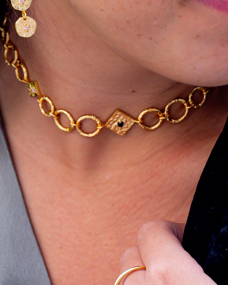 Chocker Blue Valentina