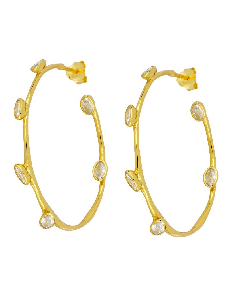 Pendientes Big Hoops Leaves