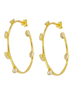 Pendientes Big Hoops Leaves