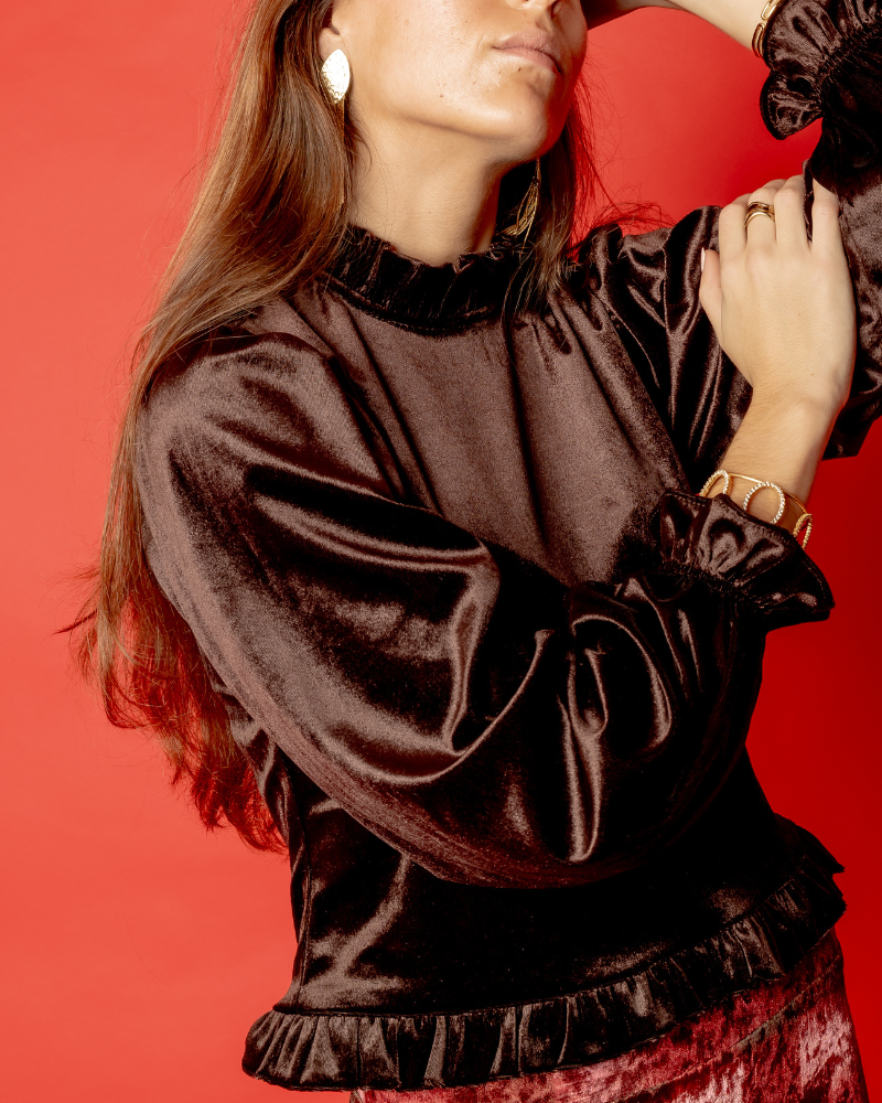Camisa Leonor brown