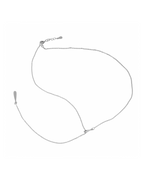 Collar Drop Slim Silver