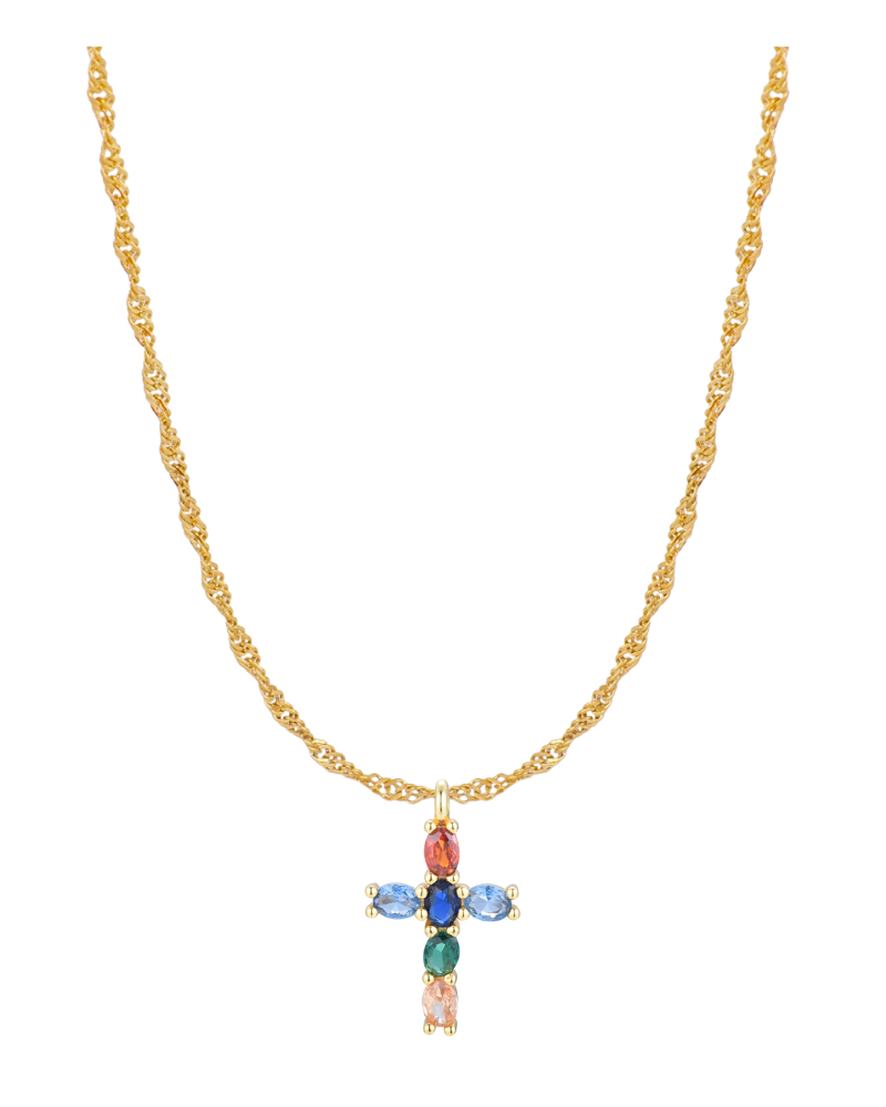 Collar Cruz Colores