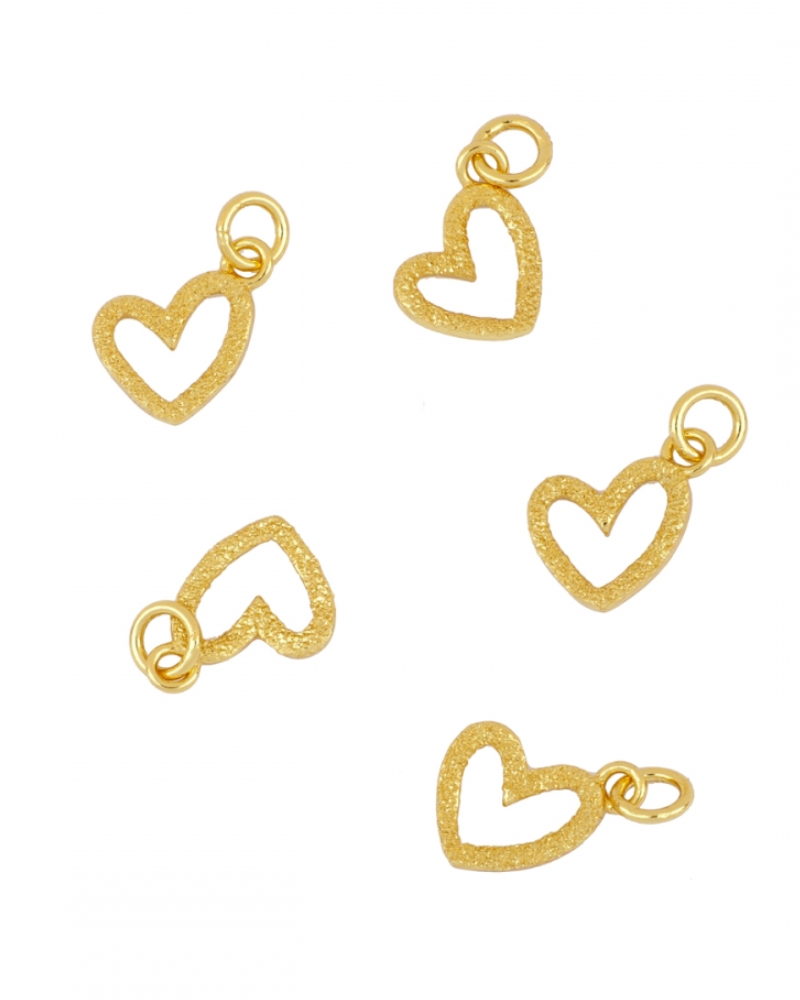 Charm corazón irregular