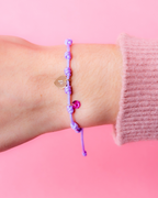 Pulsera recuerdos con charm corazón grabado