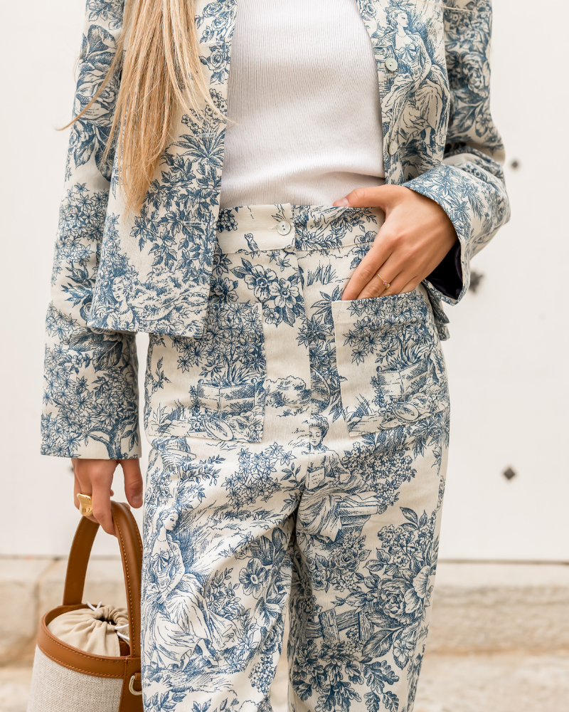 Set Toile de Jouy Azul