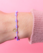 Pulsera recuerdos con charm corazón grabado