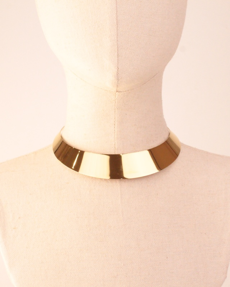 Chocker Oval Gold