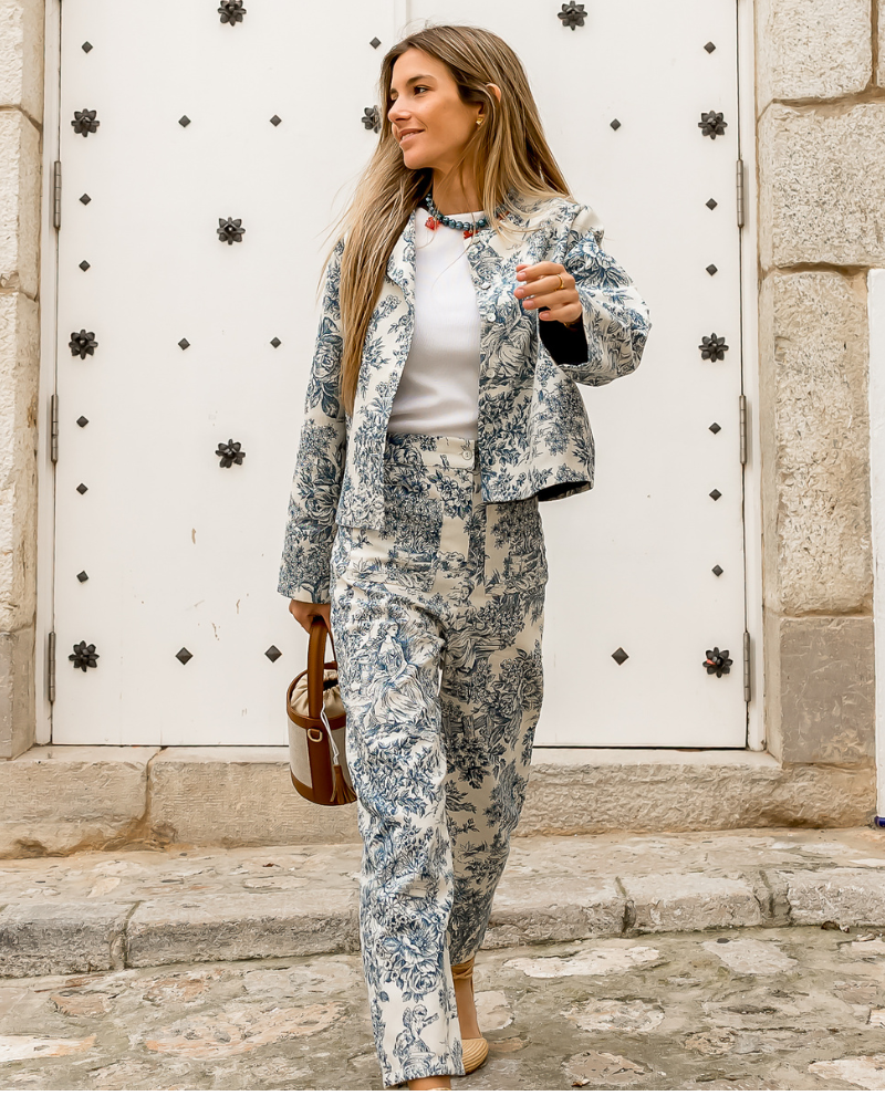 Set Toile de Jouy Azul