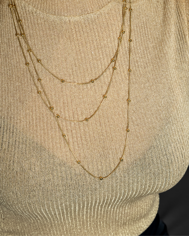 Collar triple Simple