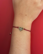 Pulsera charm corazón