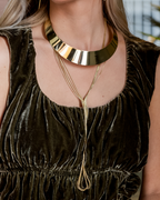 Chocker Oval Gold