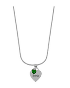 Collar Love Engraved Silver