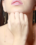 Pendientes Long Perlas
