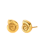 Pendientes mini Shell Acero