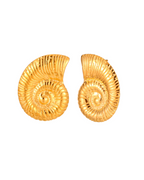 Pendientes Big Shell Acero
